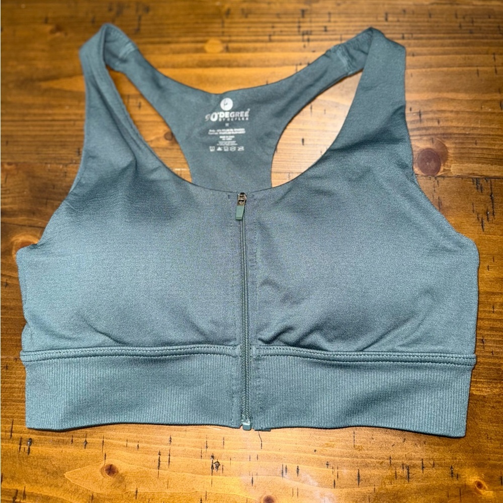 90‎ Degree By Reflex Teal Sports Bra